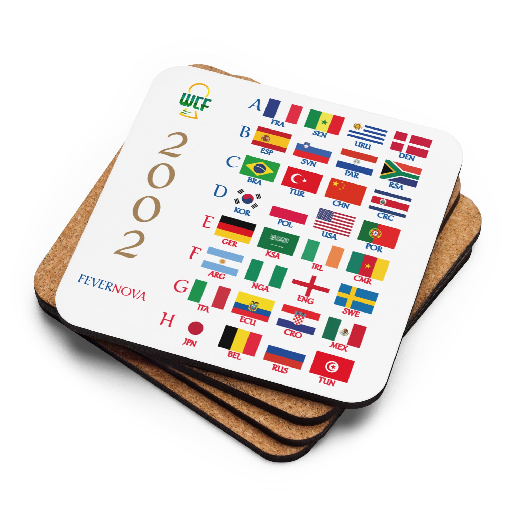 World Cup Korea Japan 2002 Coaster - FEVERNOVA
