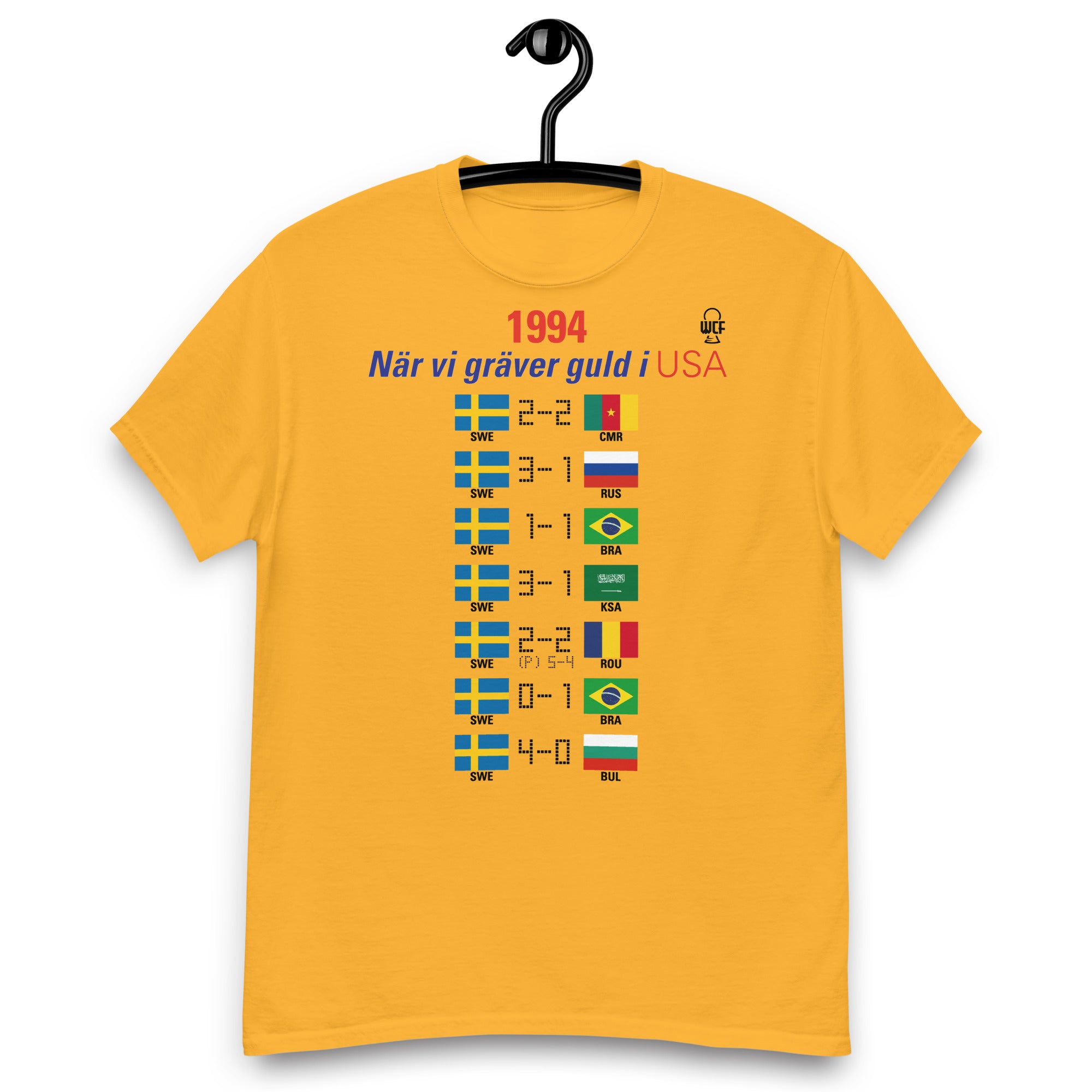 World Cup 1994 Classic T-Shirt - Road to the Glory - SWEDEN