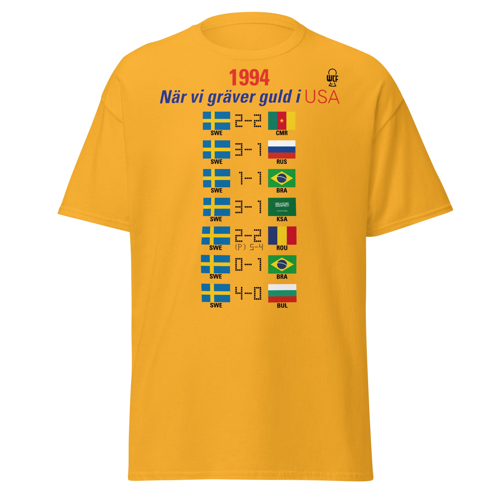 World Cup 1994 Classic T-Shirt - Road to the Glory - SWEDEN