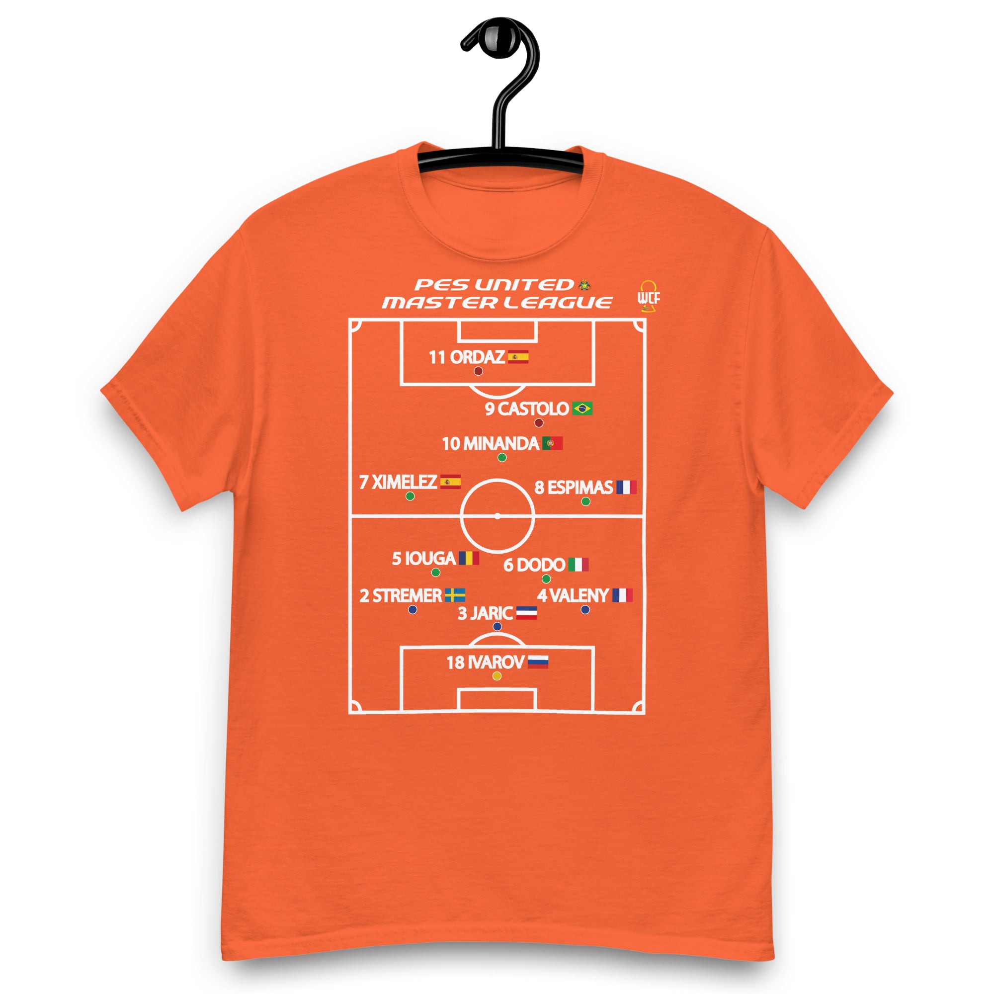 Pro Evolution Soccer Master League Lineup Classic T-Shirt - PES United