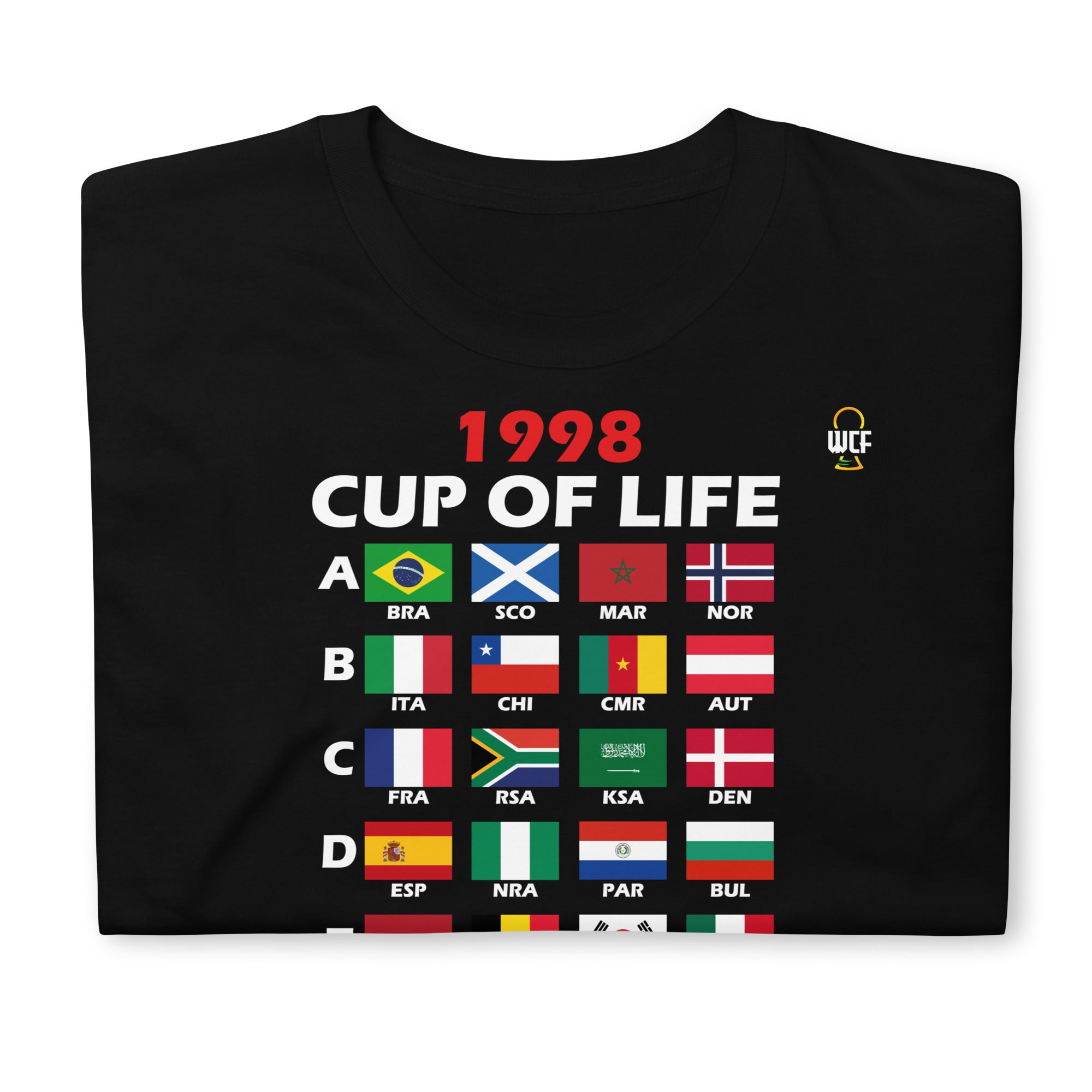 FIFA World Cup France 1998 Softstyle T-Shirt - CUP OF LIVE