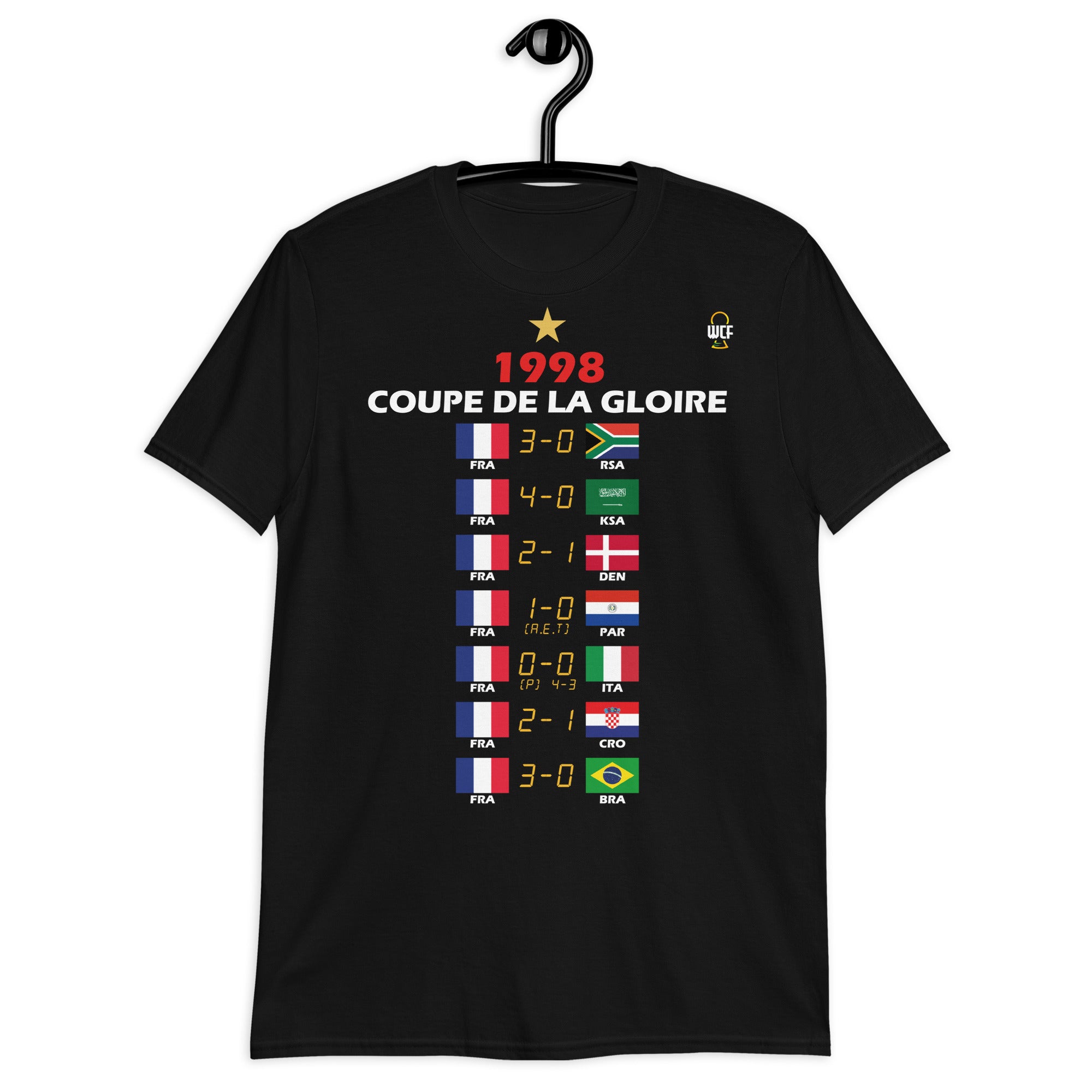 World Cup 1998 Softstyle T-Shirt - Road to the Glory - FRANCE