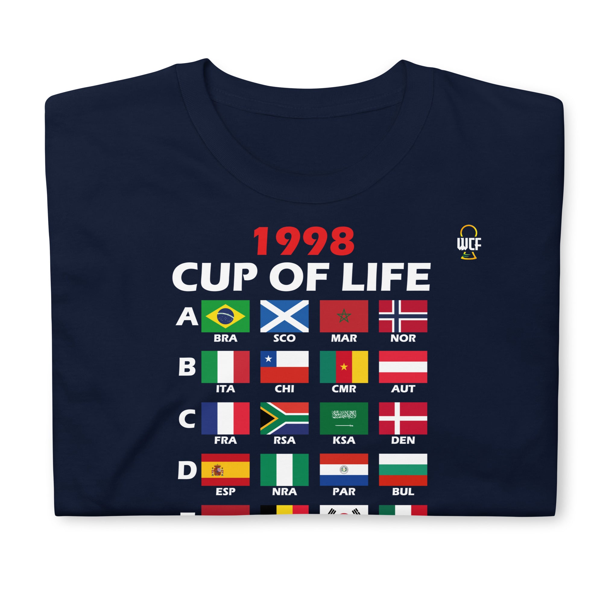 FIFA World Cup France 1998 Softstyle T-Shirt - CUP OF LIVE