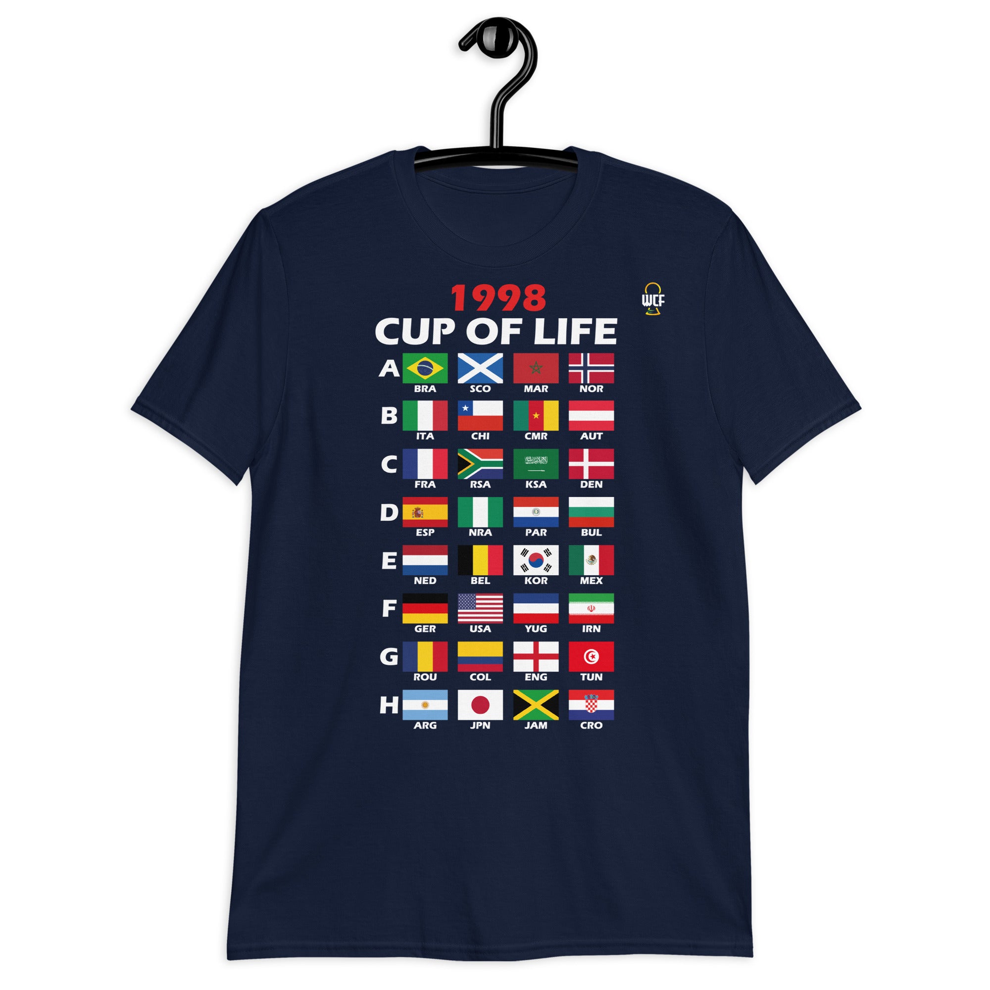 FIFA World Cup France 1998 Softstyle T-Shirt - CUP OF LIVE