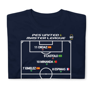 Pro Evolution Soccer Master League Lineup T-Shirt - PES United