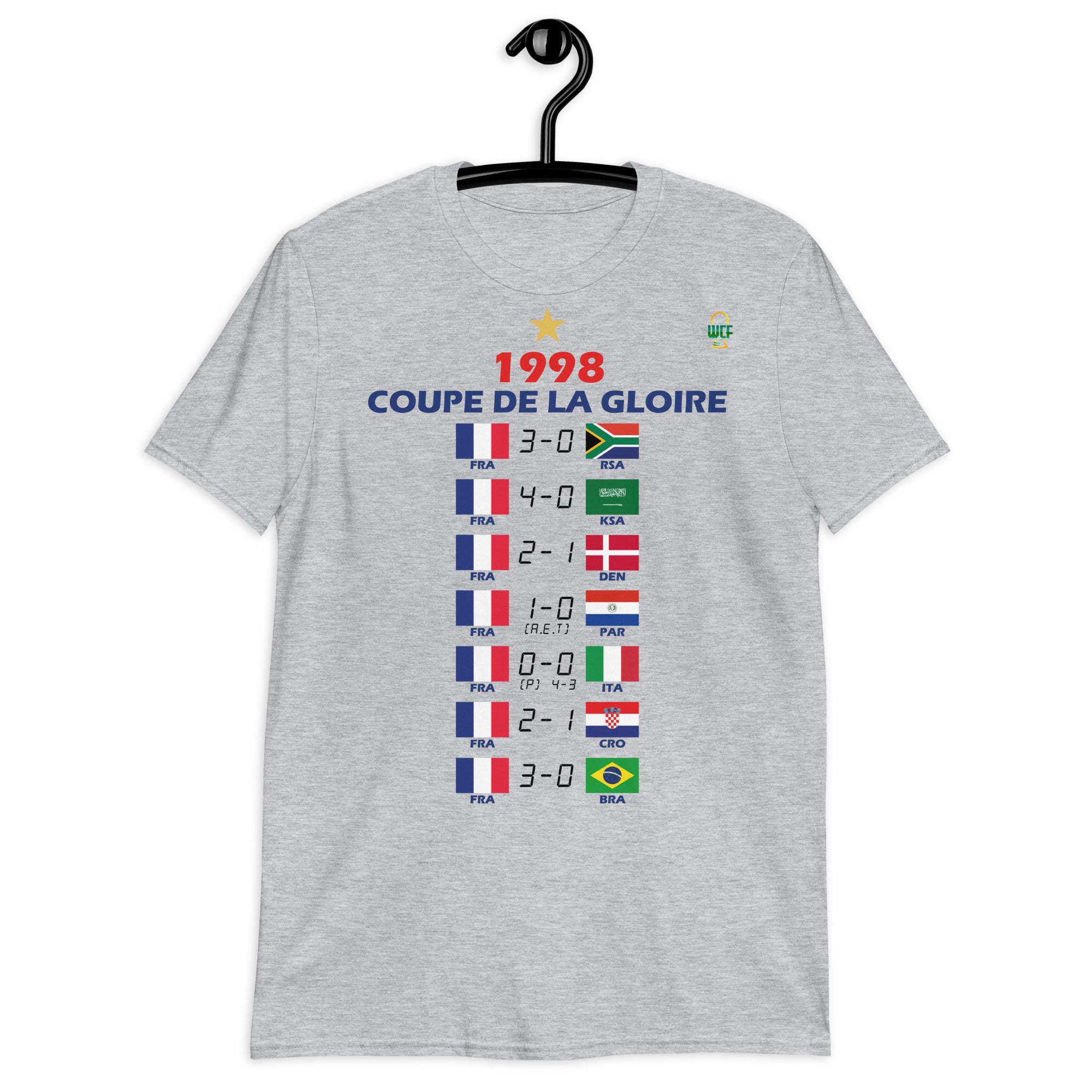 World Cup 1998 Softstyle T-Shirt - Road to the Glory - FRANCE