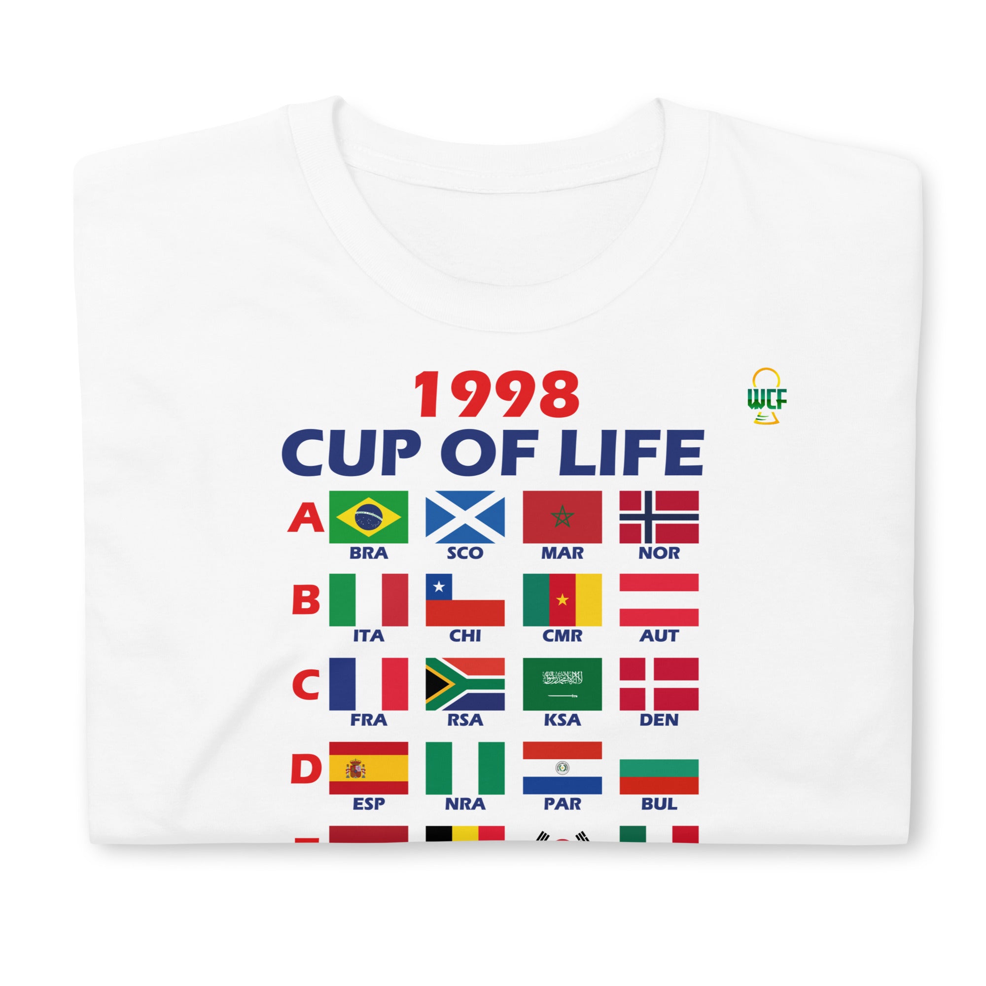 FIFA World Cup France 1998 Softstyle T-Shirt - CUP OF LIVE