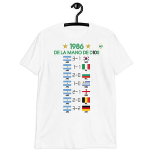 World Cup 1986 Softstyle T-Shirt - Road to the Glory - ARGENTINA