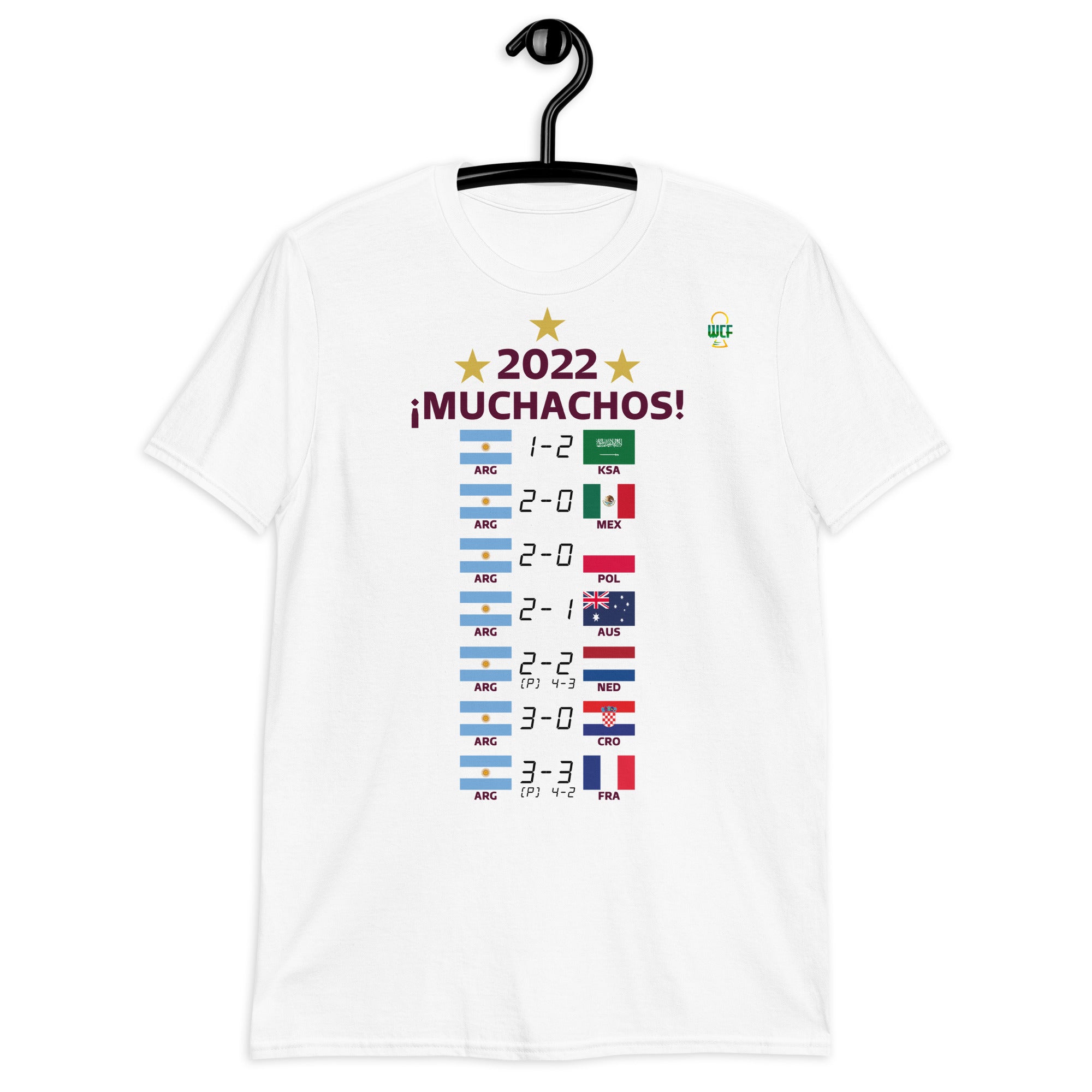 World Cup 2022 Softstyle T-Shirt - Road to the Glory - ARGENTINA
