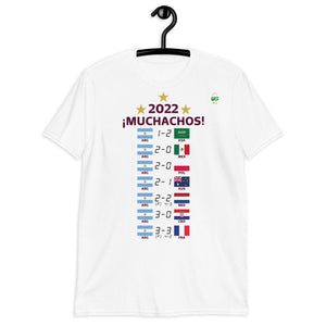 World Cup 2022 Softstyle T-Shirt - Road to the Glory - ARGENTINA