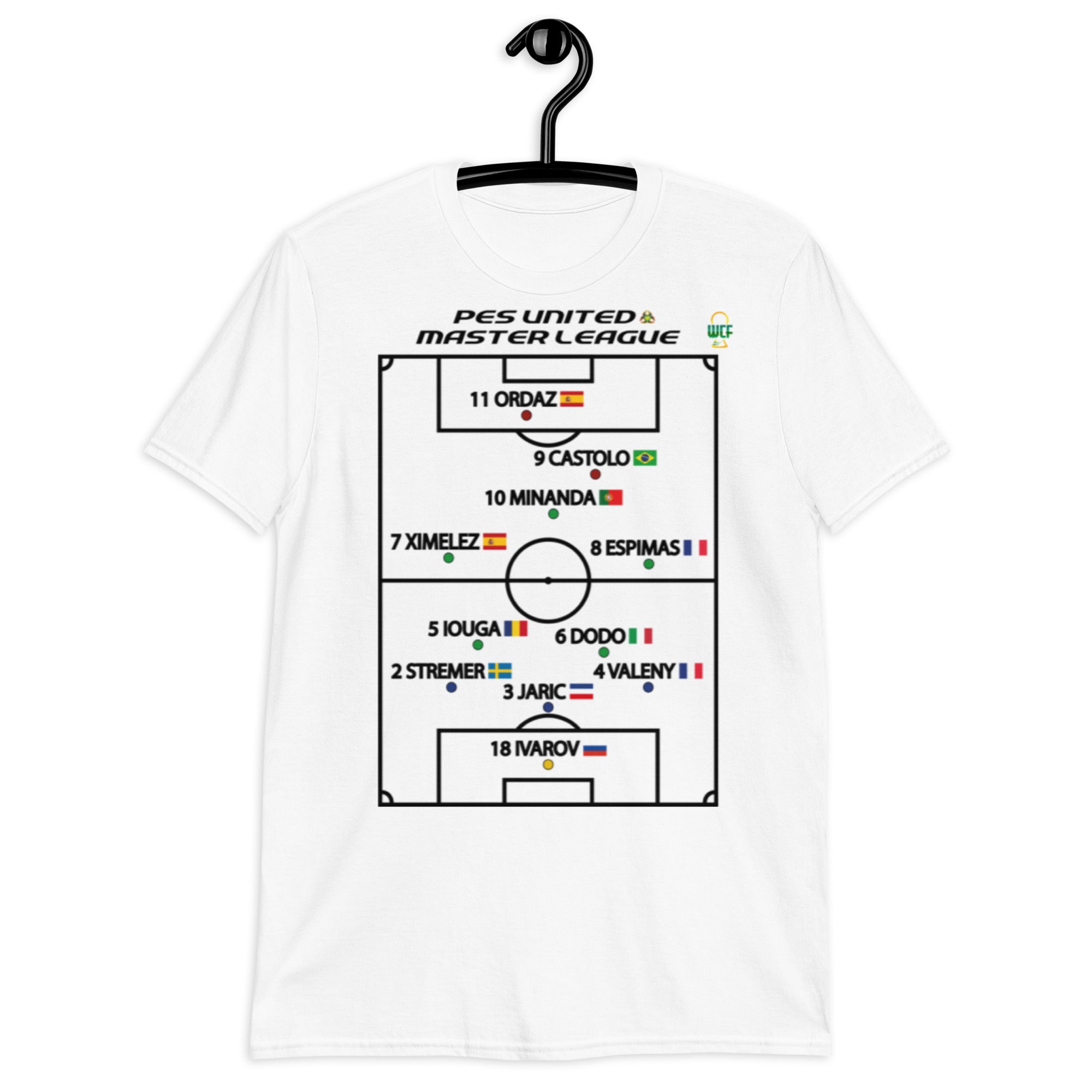 Pro Evolution Soccer Master League Lineup T-Shirt - PES United