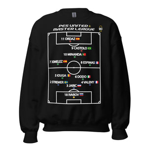 Pro Evolution Soccer Master League Lineup Sweatshirt - PES United