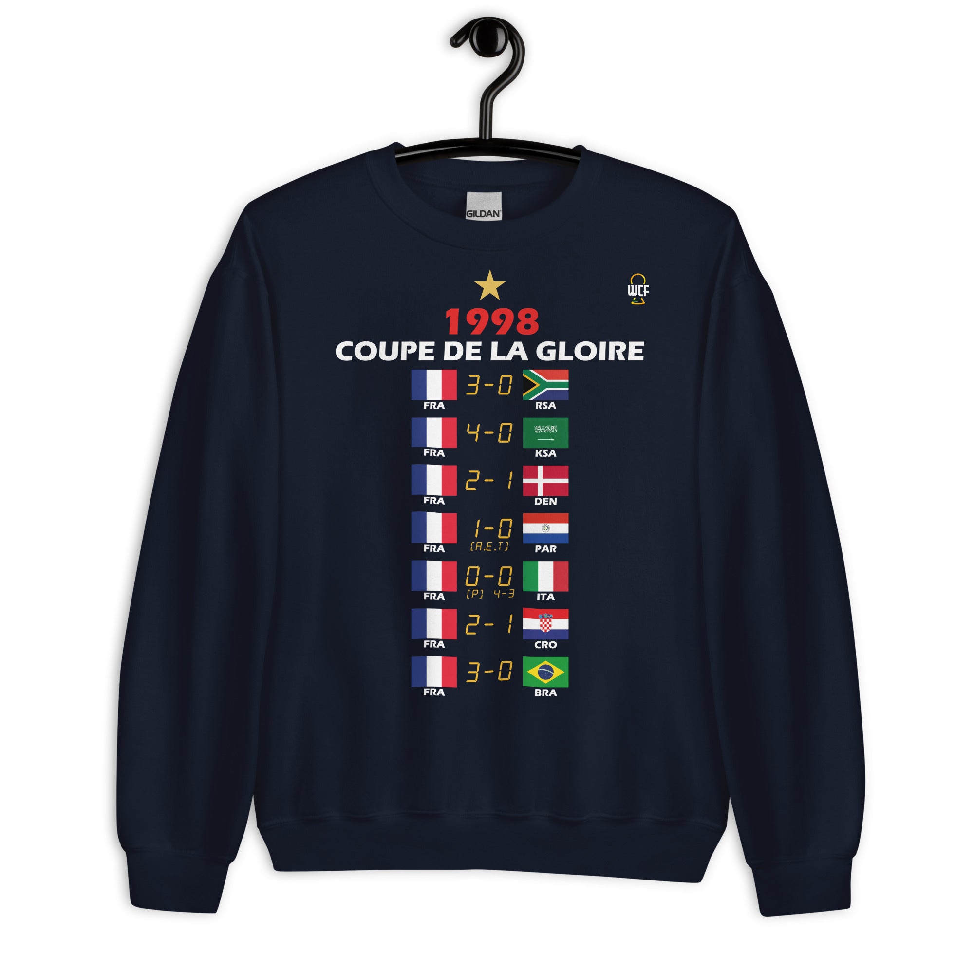 World Cup 1998 Sweatshirt - Road to the Glory - FRANCE